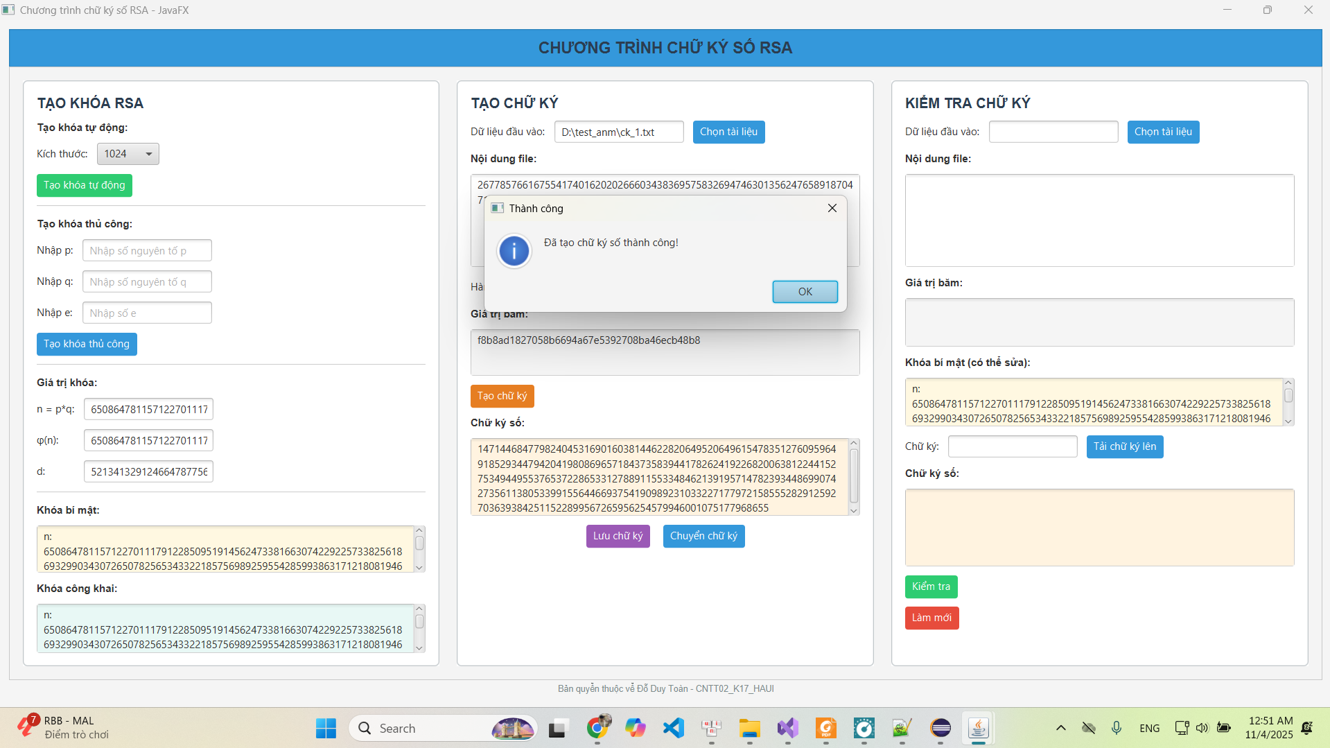 Giao diện mã hóa
